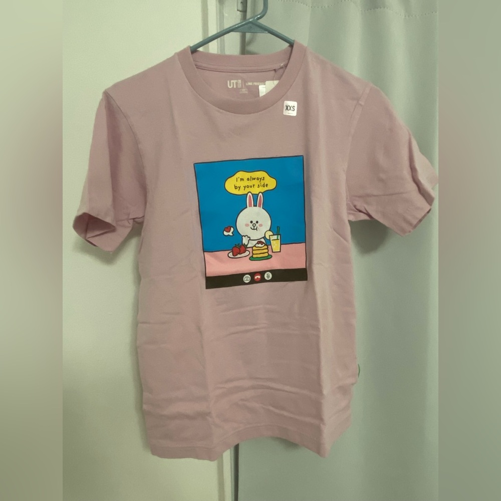 Uniqlo x Linefriends Pink T-Shirt